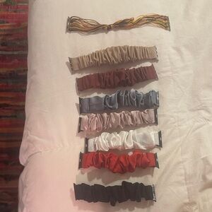 Colorful Scrunchie Watch Bands Set
